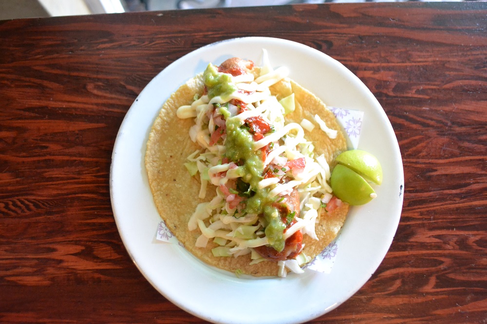 Taco de pescado estilo ensenada