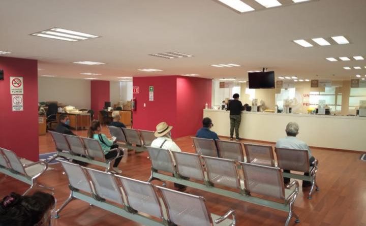 Oficina de pagos del ISSSTE