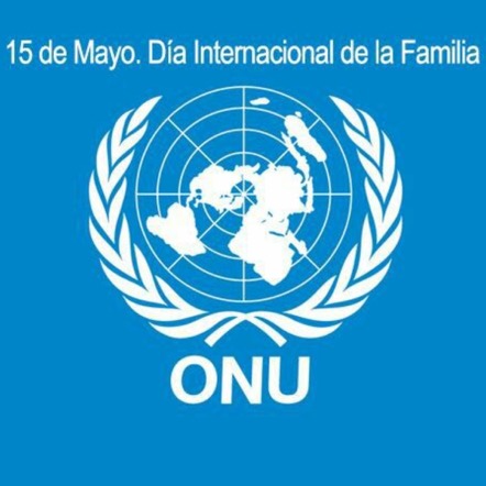 Cartel de la ONU del Día Internacional de las Familias.