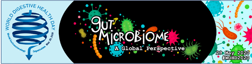 Cartel del Día Mundial de la Salud Digestiva 2020.