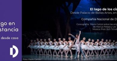cartel del Lago de los cisnes